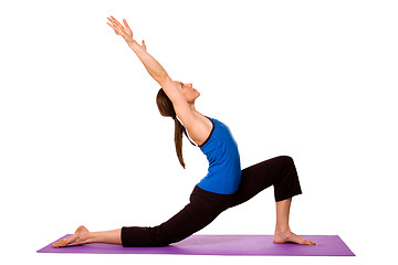 Image showing Woman in Yoga Position