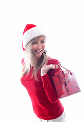 Image showing Woman Christmas Shopping