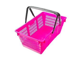 Image showing Shopping basket on white