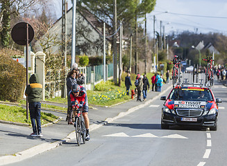 Image showing The Cyclist Marcus Burghardt - Paris-Nice 2016