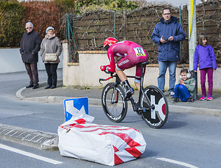 Image showing The Cyclist Sven Erik Bystrom - Paris-Nice 2016