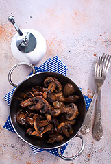 Image showing fried mushrooms 