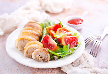 Image showing chicken roll 