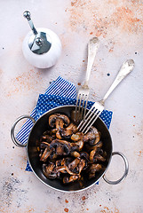 Image showing fried mushrooms 