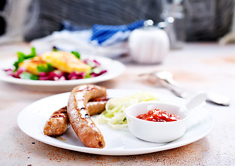 Image showing sausages