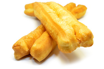 Image showing Fried bread stick, popular Chinese cuisine