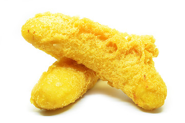 Image showing Fried banana dessert