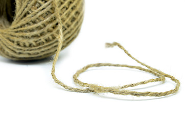 Image showing Linen string isolated