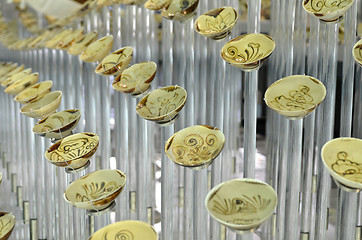 Image showing Antique porcelain bowls