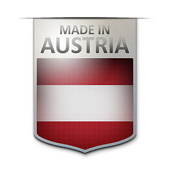 Image showing made in austria badge