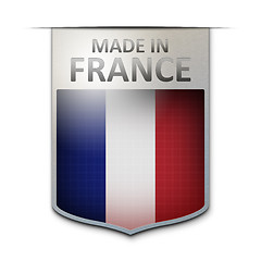 Image showing made in france badge