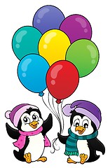 Image showing Happy party penguins image 1