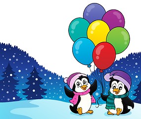 Image showing Happy party penguins image 2