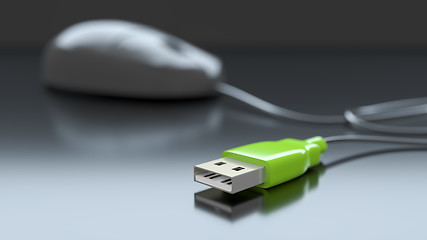 Image showing computer mouse plug