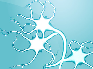 Image showing Nerve cells illustration