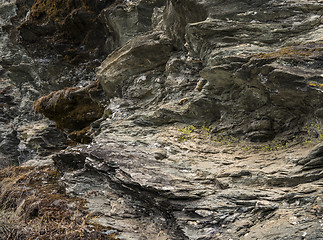 Image showing Rocks and stones texture or pattern