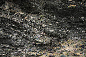 Image showing Mountain rocks closeup texture