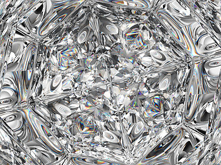 Image showing diamond structure extreme closeup