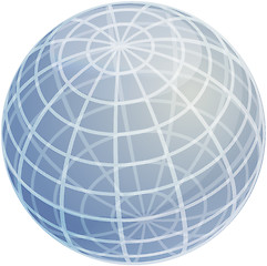 Image showing Grid sphere illustration