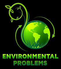 Image showing Environment Problems Shows Eco Issues 3d Illustration