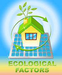 Image showing Ecological Factors Displays Eco Points 3d Illustration