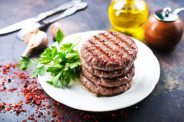 Image showing fried cutlets