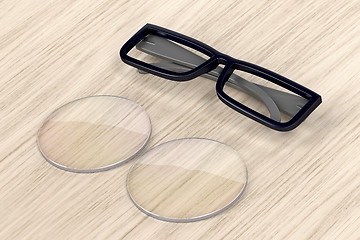 Image showing Eyeglasses frame and lens