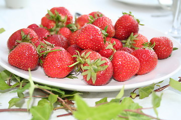 Image showing Strawberries