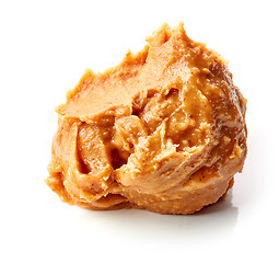 Image showing peanut butter on white background