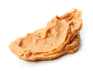 Image showing peanut butter on white background