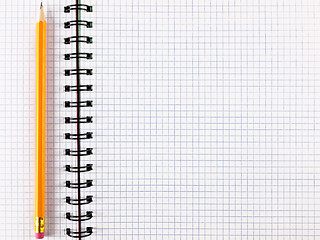 Image showing notepad notebook with pencil 