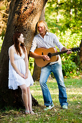 Image showing Young caucasian couple