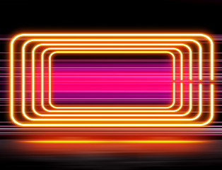 Image showing design with neon illumination