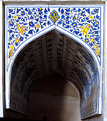 Image showing Wall painting of Kok Gumbaz mosque, Uzbekistan