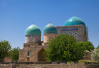 Image showing Kok Gumbaz mosque, Uzbekistan
