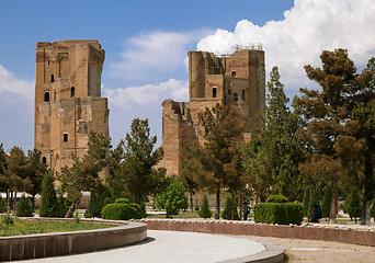 Image showing Ruins of Ak-Saray Palace, Shakhrisabz