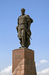 Image showing Statue of Timur in Shahrisabz, Uzbekistan