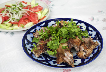 Image showing Traditional Uzbek lamb meat