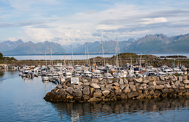 Image showing marina in Norway