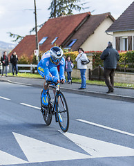 Image showing The Cyclist Roman Combaud - Paris-Nice 2016 