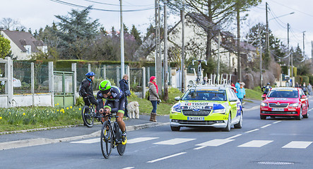 Image showing The Cyclist Steven Tronet - Paris-Nice 2016 