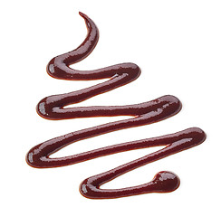 Image showing barbecue sauce on white background