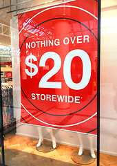 Image showing Store Banner A\\dvertising a Sale