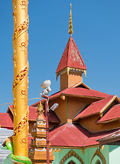 Image showing The Shwe Sayan Pagoda in Dala, Myanmar