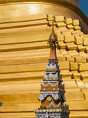 Image showing The Shwe Sayan Pagoda in Dala, Myanmar