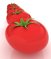 Image showing tomato. 3d illustration