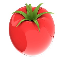 Image showing tomato. 3d illustration