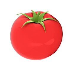 Image showing tomato. 3d illustration