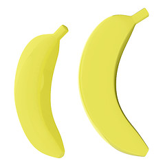 Image showing bananas. 3d illustration