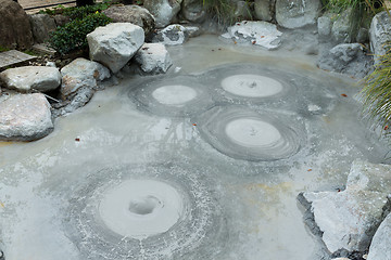 Image showing Oniishibozu hell in japan Beppu